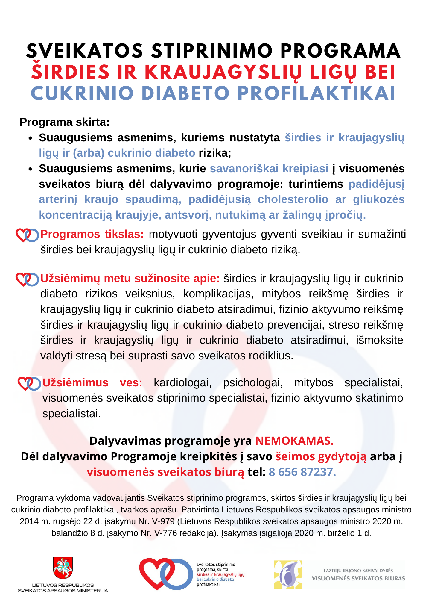 Sveikatos stiprinimo programa širdies ir kraujagyslių ligų bei cukrinio diabeto profilaktikai (3)